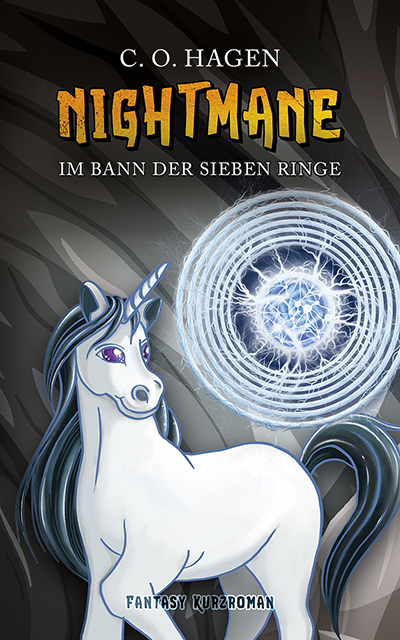 Das Buch "Nightmane - Im Bann der sieben Ringe" vom Fantasy Autor C. O. Hagen